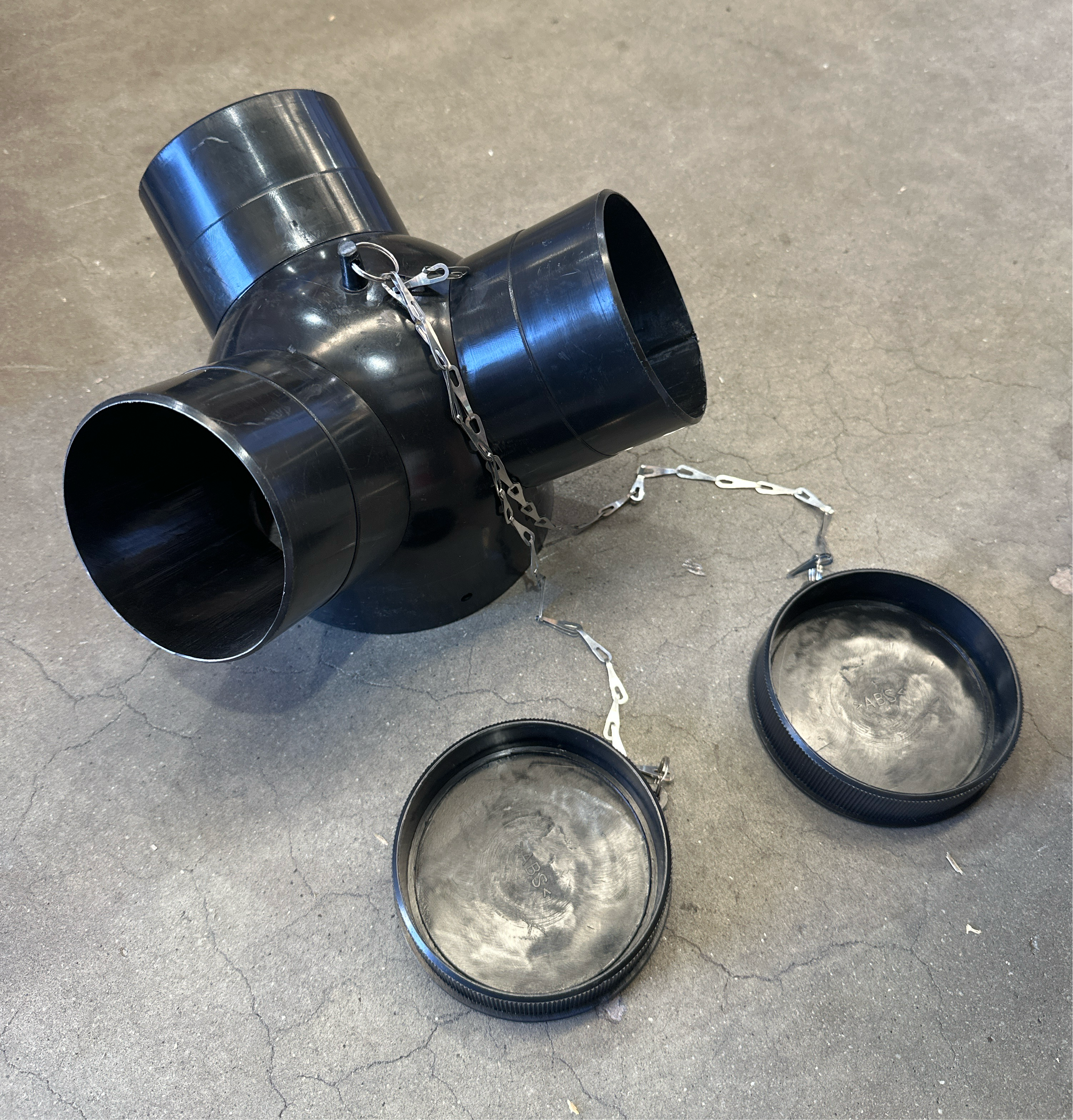 Oltre 150mm (6") to 3 x 100mm (4") Dust Extraction Hose Fitting DCA-9