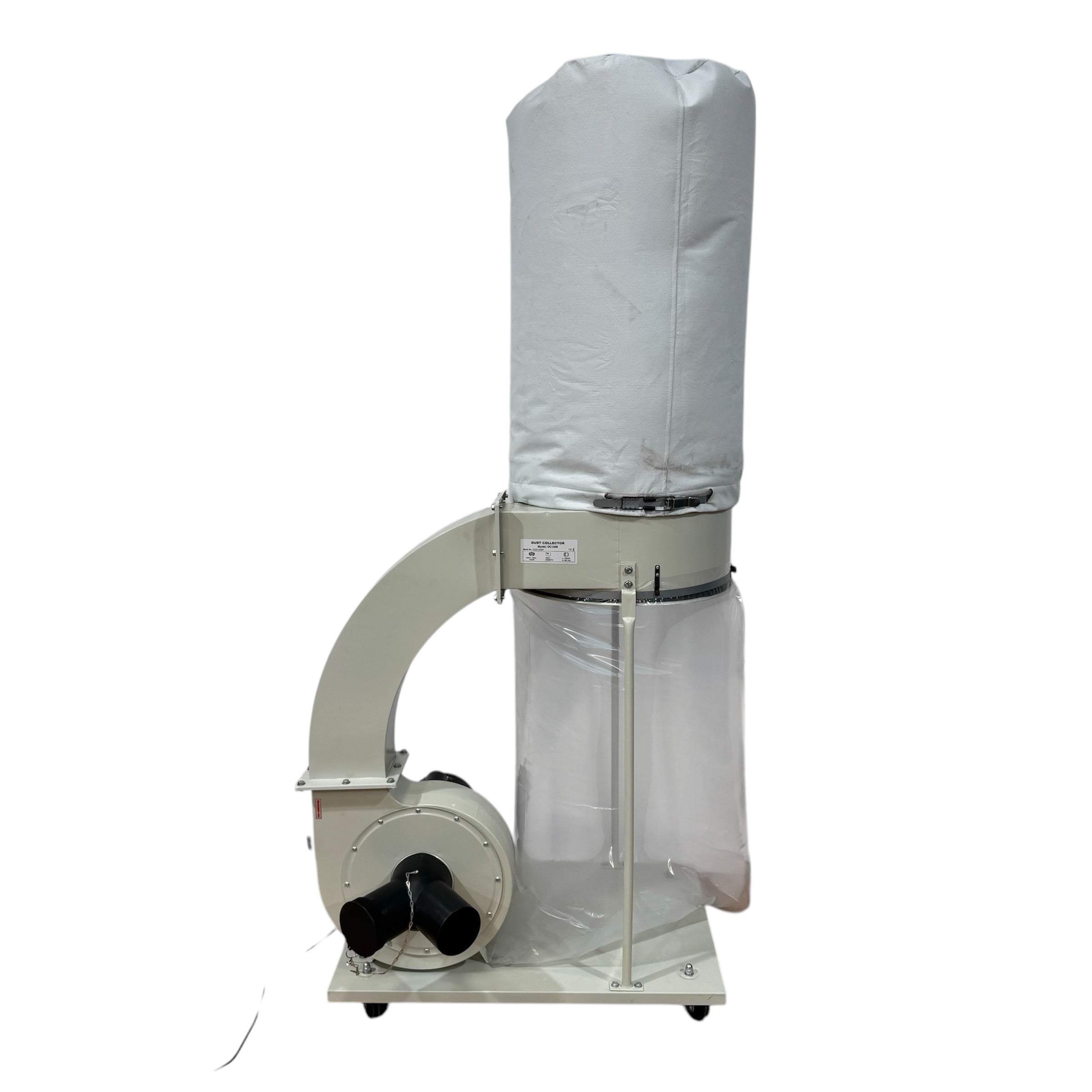 Oltre Dust Collector 240V 2HP 1 x Filter Element (Needle Felt Top Bag + Plastic Bottom Bag) OT-DC-1500