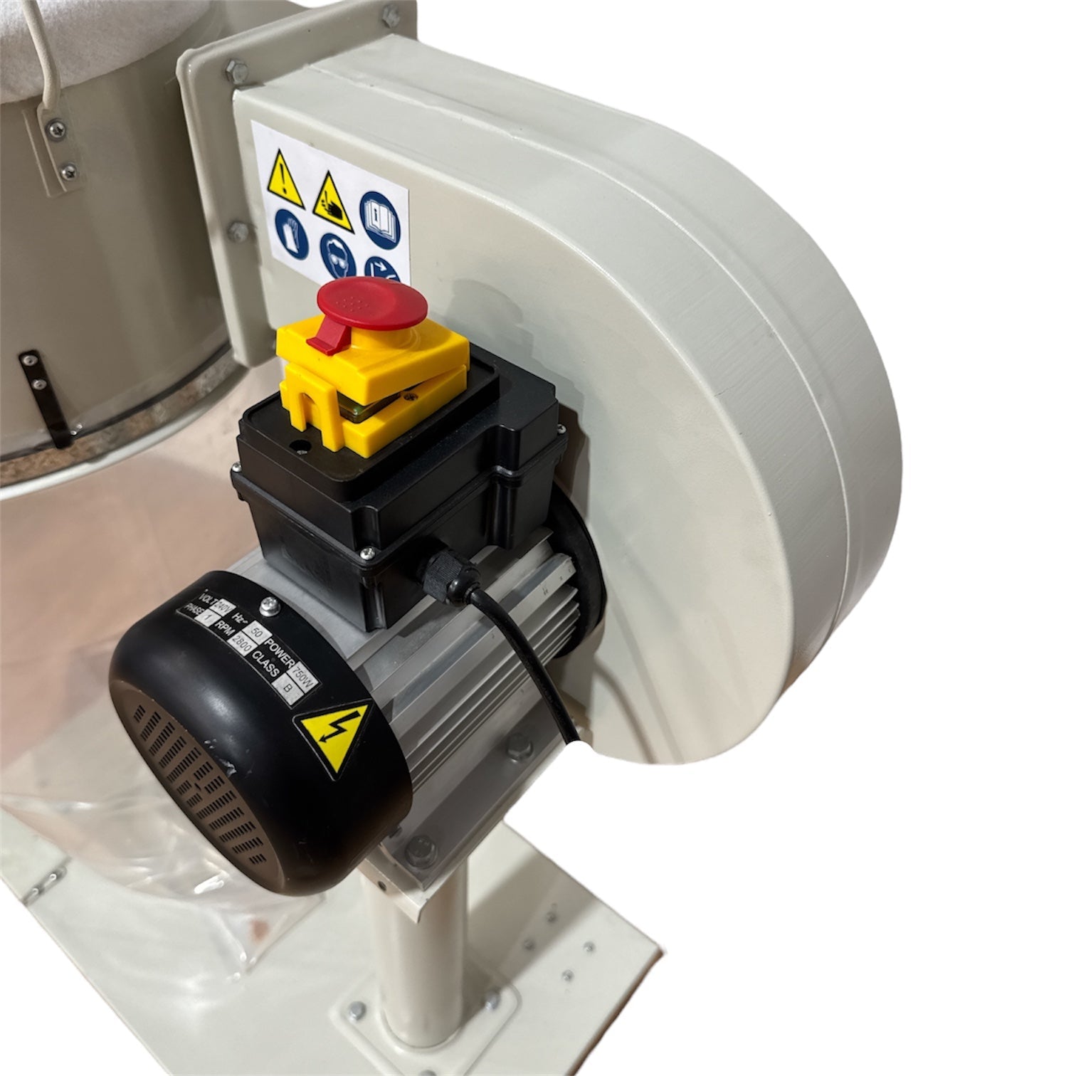 Oltre Dust Collector 240V 1HP 1 x Filter Element (1 Top + 1 Bottom Bag) 500CFM OT-DC-750