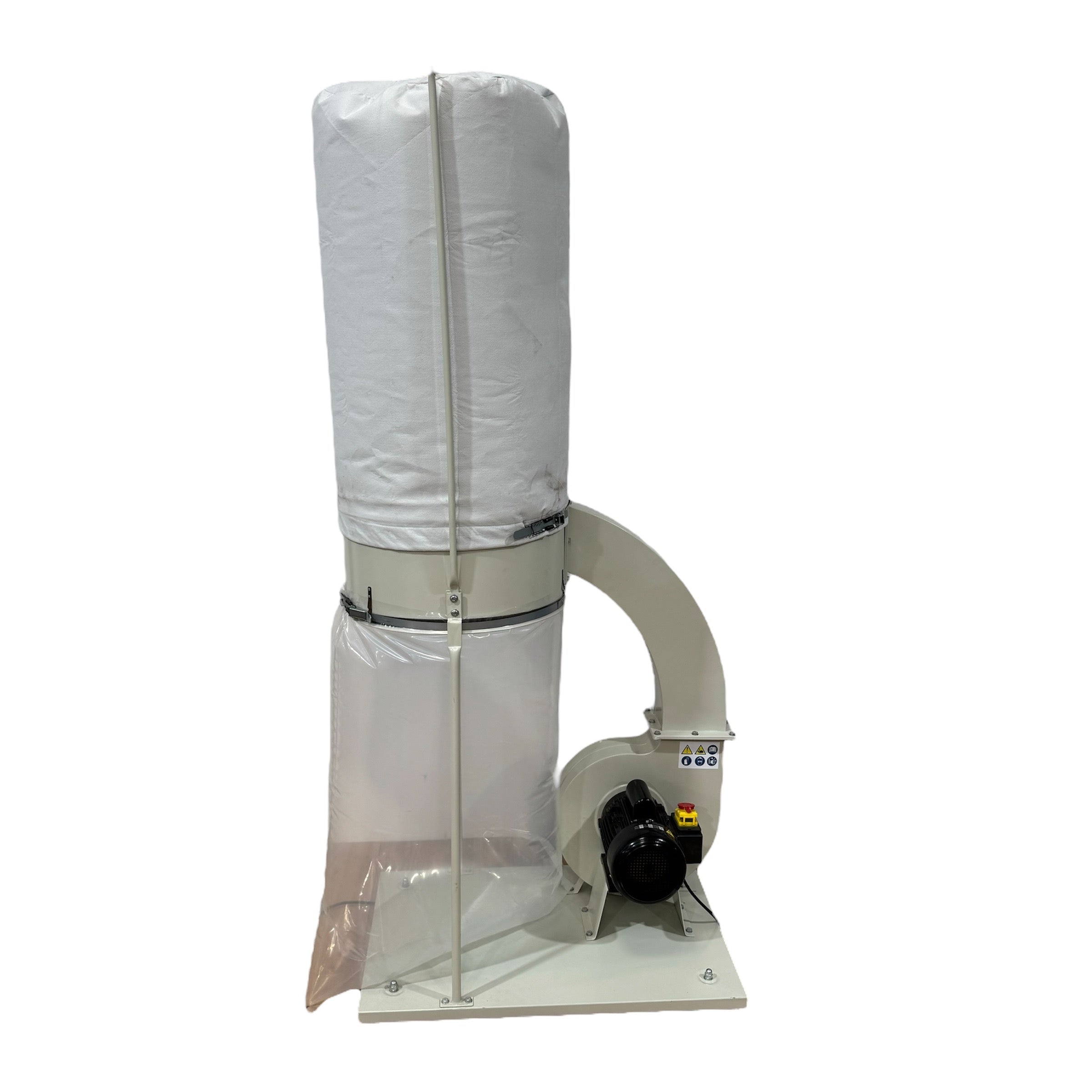 Oltre Dust Collector 240V 2HP 1 x Filter Element (Needle Felt Top Bag + Plastic Bottom Bag) OT-DC-1500