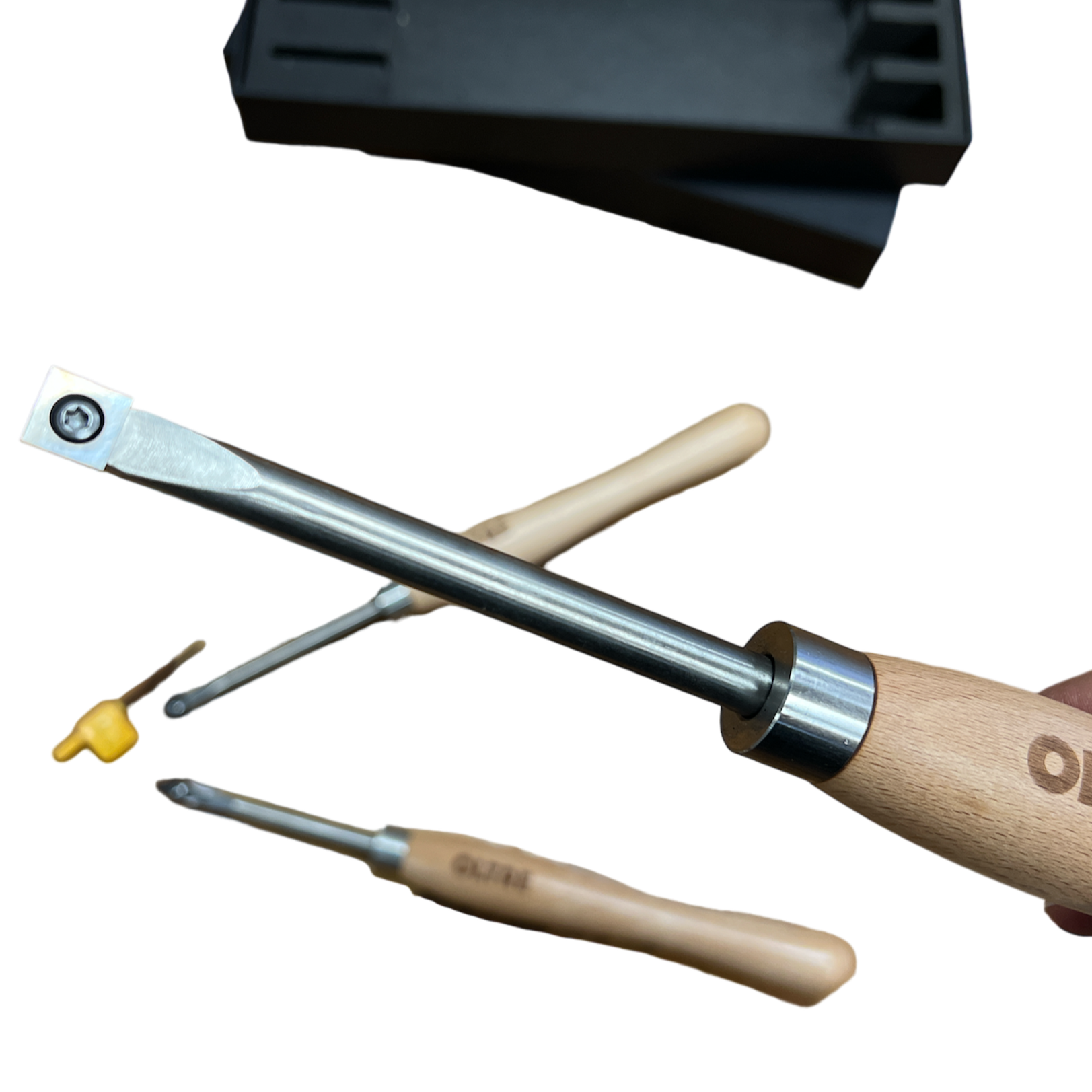 Oltre 3Pce Woodturning Tool System & Carbide Insert Cutters