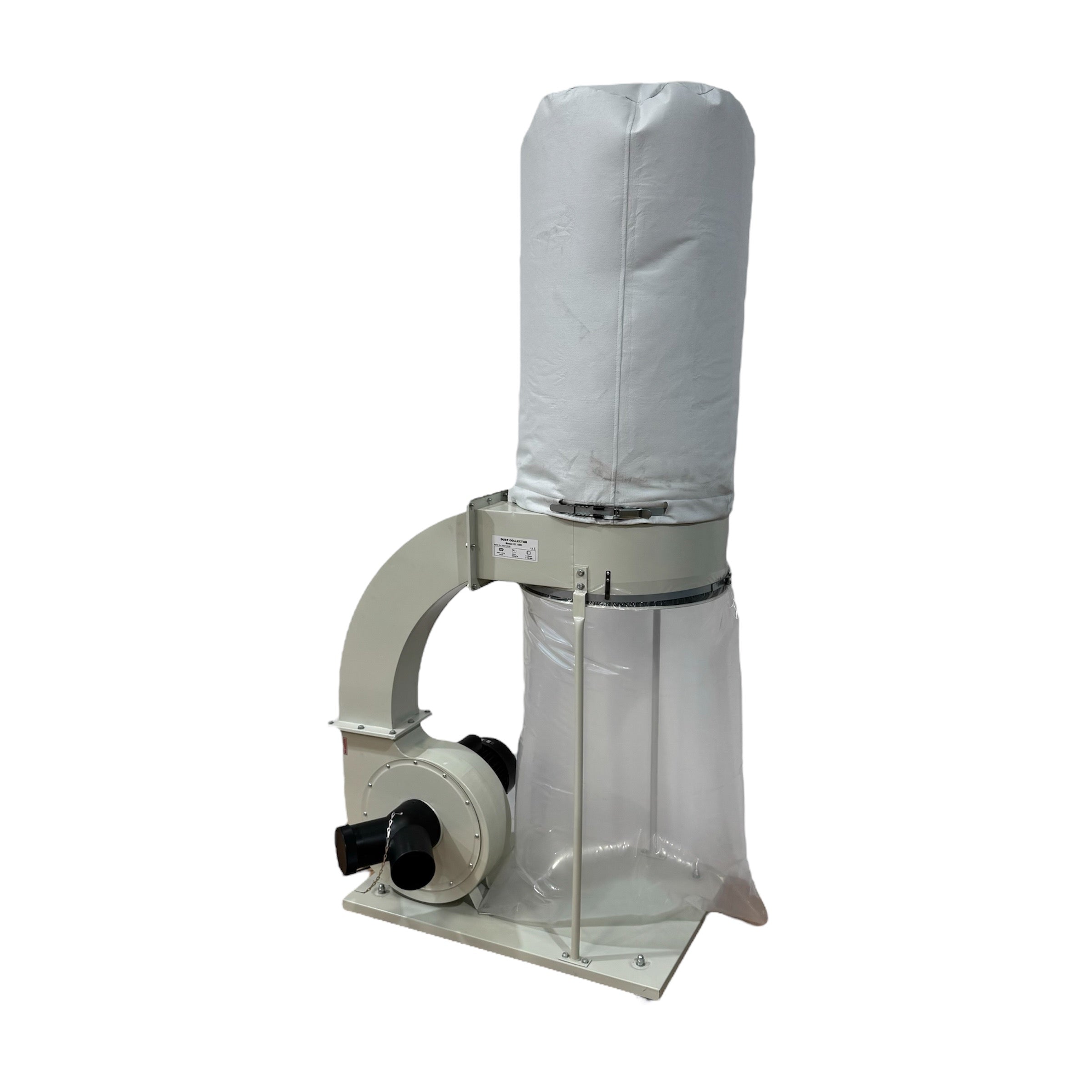 Oltre Dust Collector 240V 2HP 1 x Filter Element (Needle Felt Top Bag + Plastic Bottom Bag) OT-DC-1500