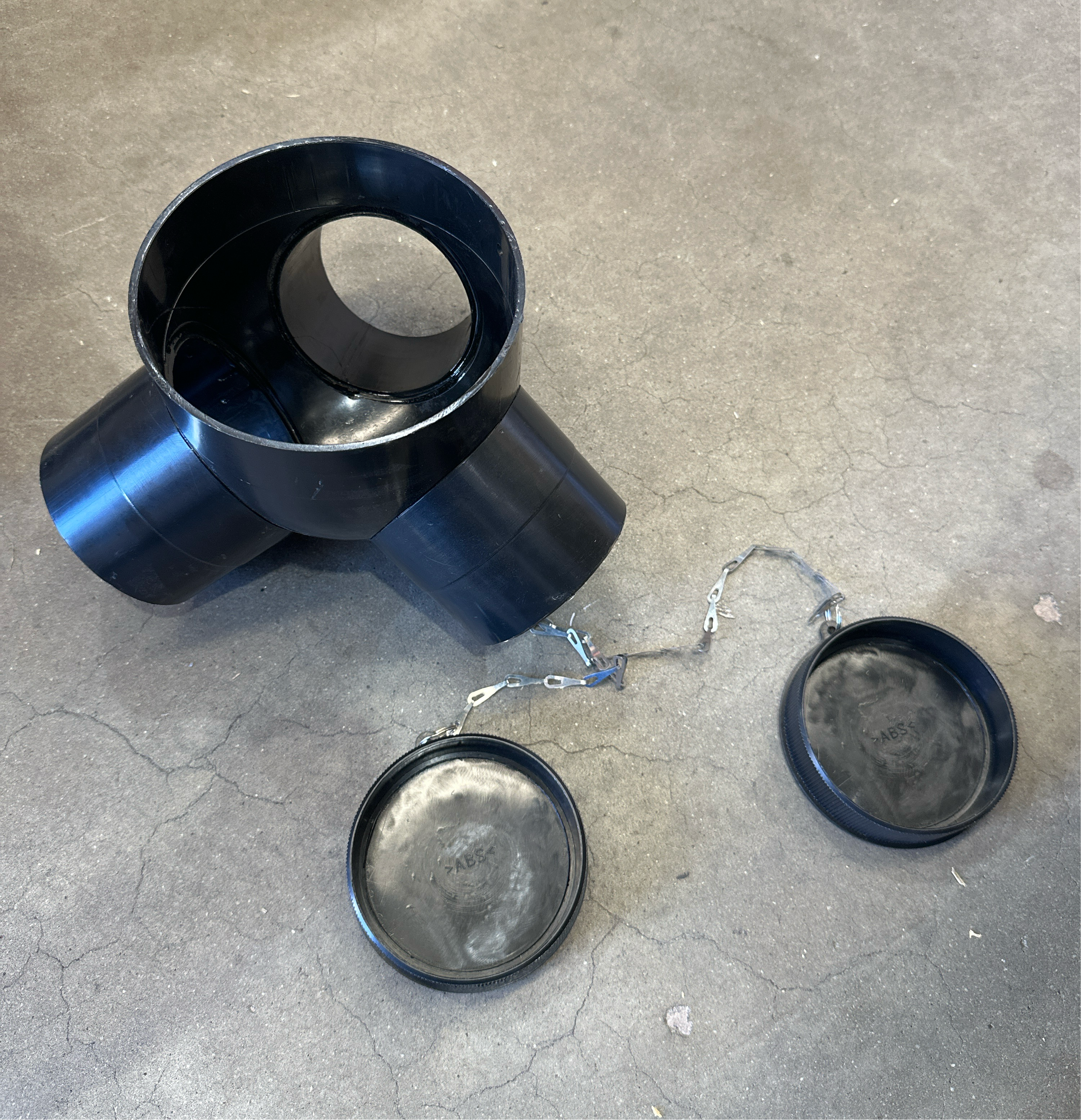 Oltre 150mm (6") to 3 x 100mm (4") Dust Extraction Hose Fitting DCA-9