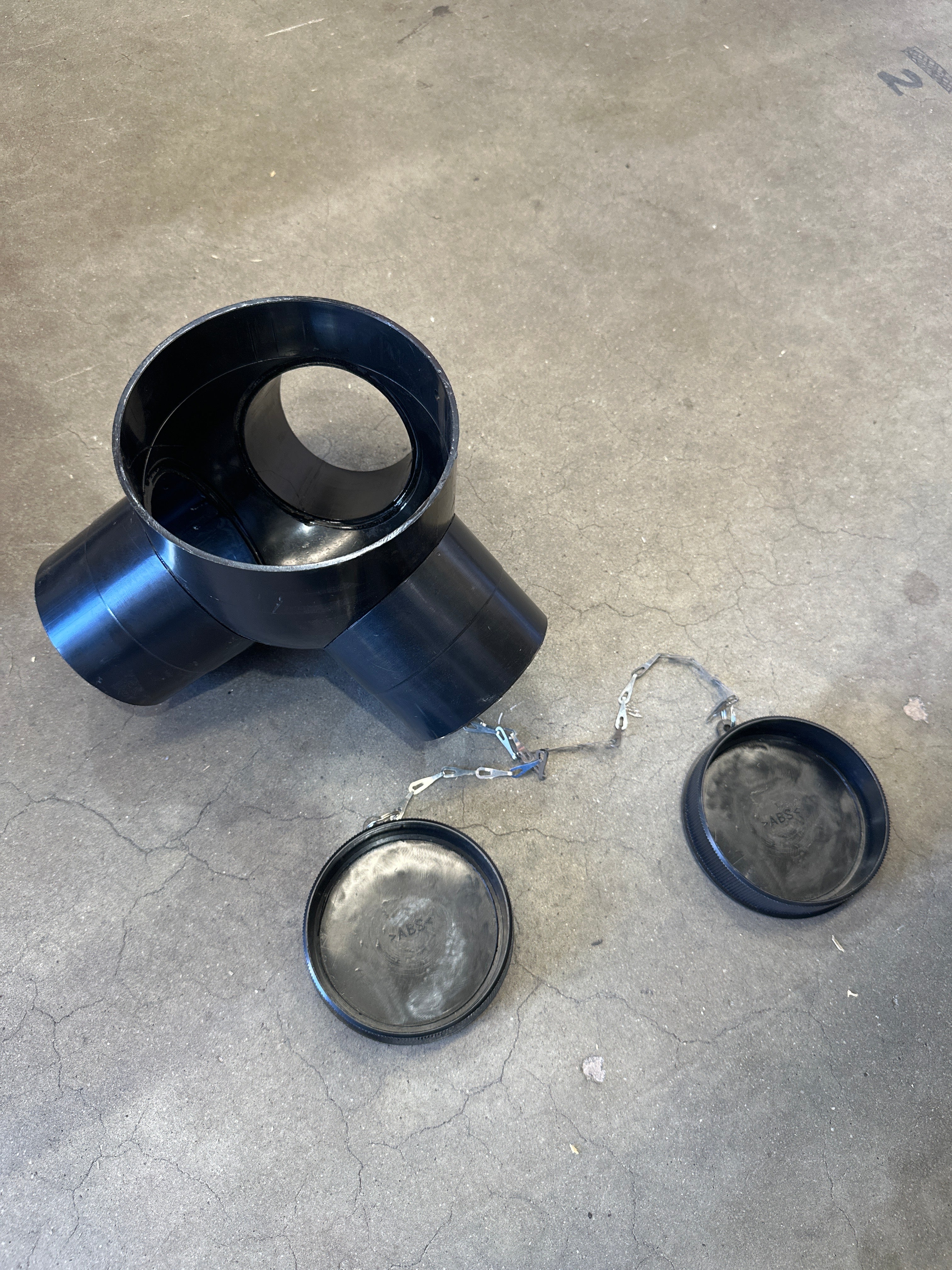 Oltre 150mm (6") to 3 x 100mm (4") Dust Extraction Hose Fitting DCA-9