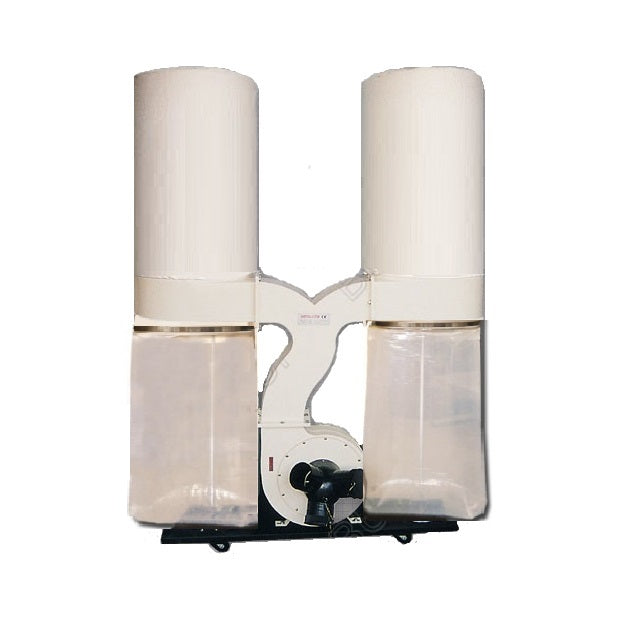 Oltre Dust Collector 3HP 2 x Filter (Needlefelt Top + Plastic Bottom Bag) OT-DC-2200