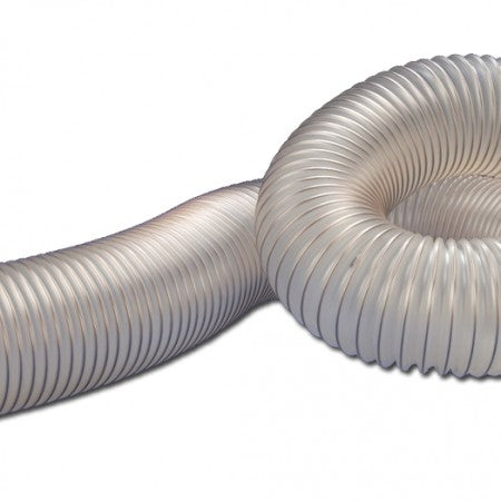 Oltre Clear PU Flexible Antistatic Dust / Duct Hose (Per Metre off a Continuous 10m Roll)