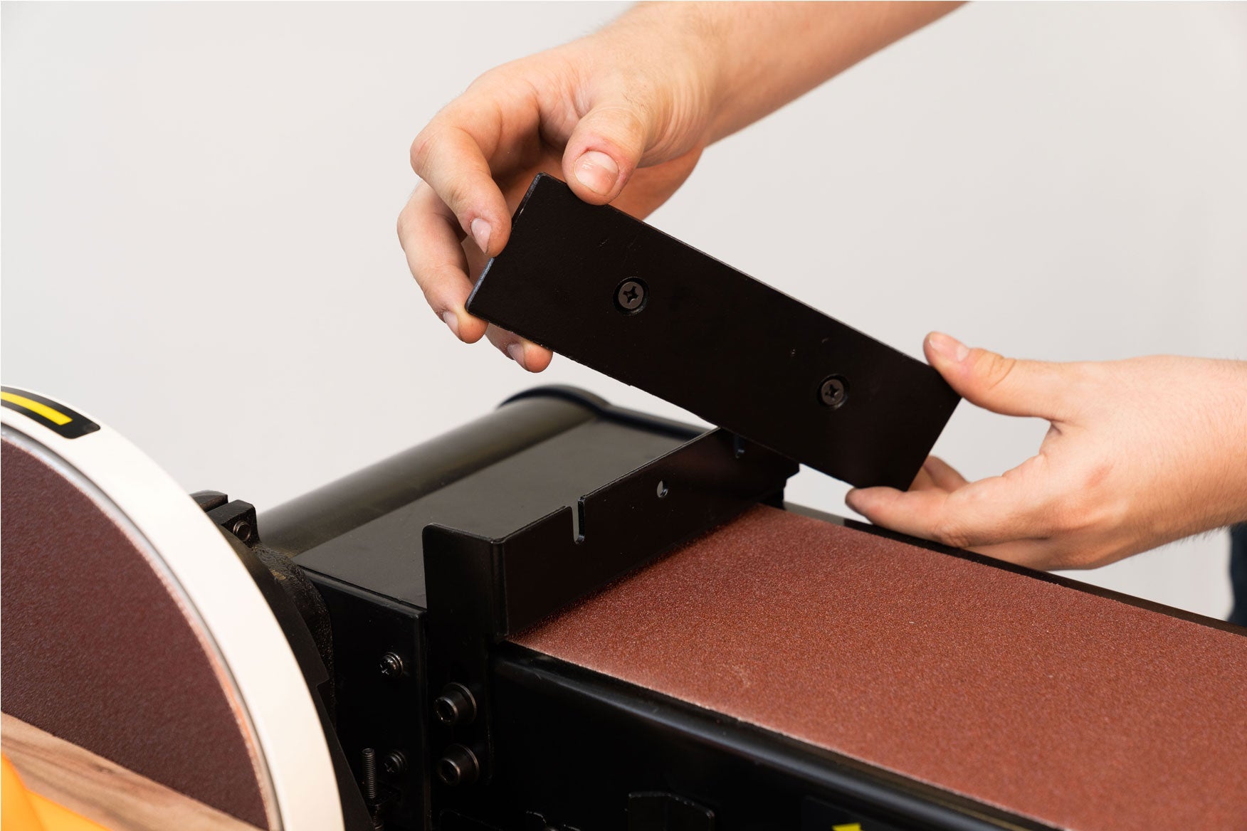 150mm (6") x 1220mm (48") Belt & 250mm (10") Disc Sander With Stand OT-BDS-1200X250 by Oltre