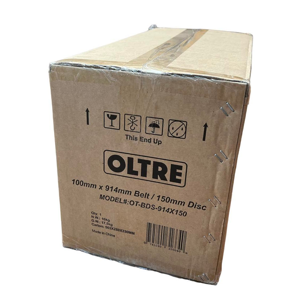 100mm (4") x 914mm (36") Belt & 150mm (6") Disc Sander OT-BDS-914X150 by Oltre