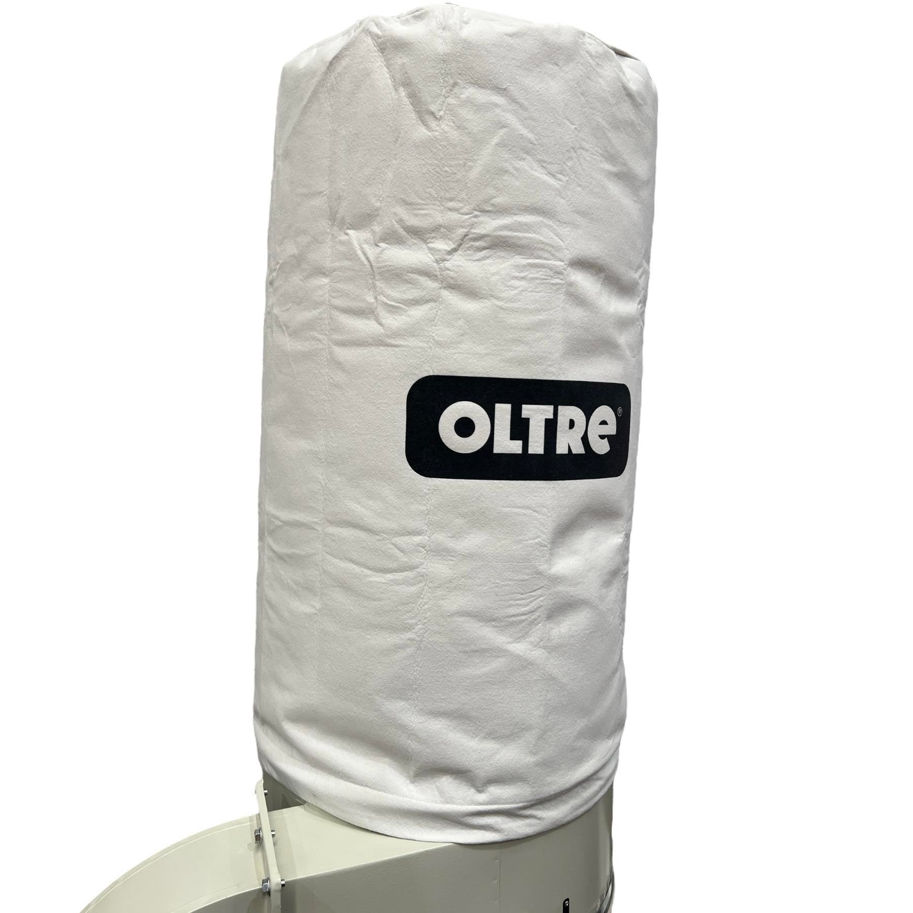 Oltre Dust Collector 3HP 2 x Filter (Needlefelt Top + Plastic Bottom Bag) OT-DC-2200
