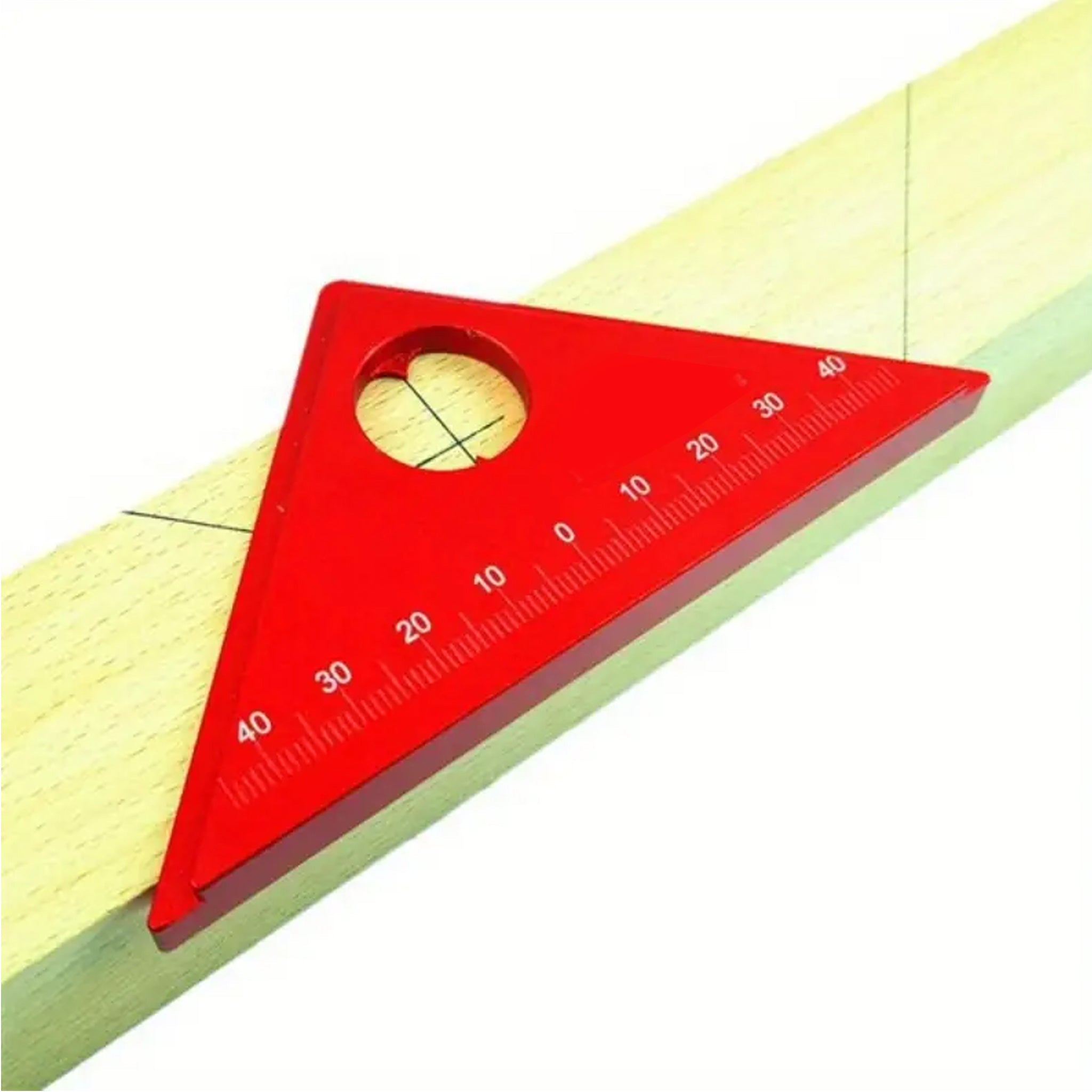 Oltre Compact Aluminium Angle Square - Right Angle Triangle Ruler OT-HT-RT-AM