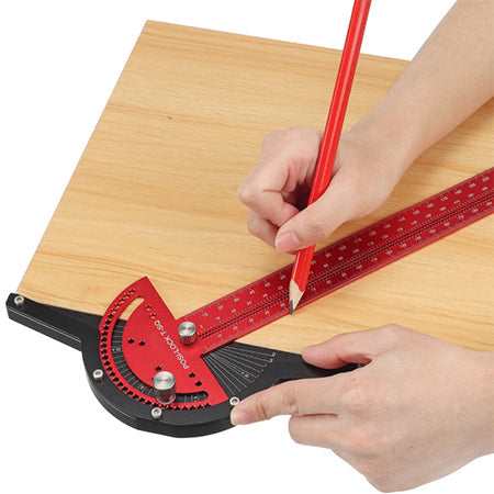 Oltre Aluminium T Square with Protractor 300mm OT-HT-TS-AM