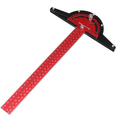 Oltre Aluminium T Square with Protractor 300mm OT-HT-TS-AM