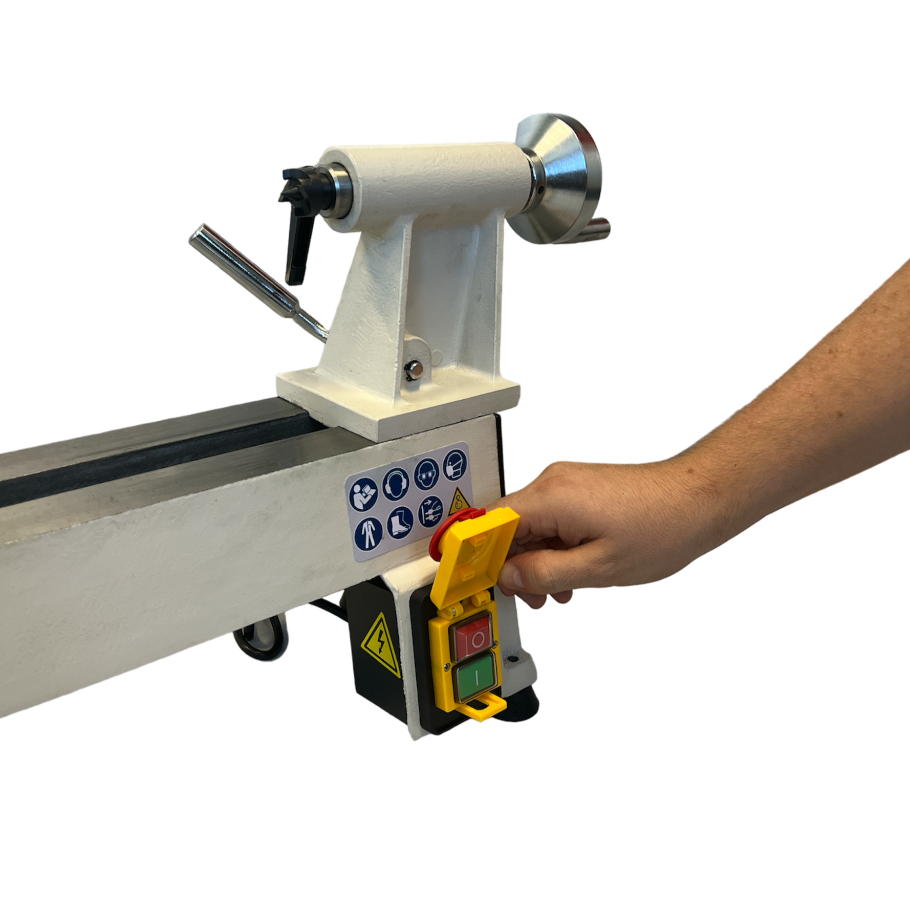 Oltre 254mm (10") Swing x 460mm (18") Between Centres Woodturning Mini-Midi Economy Bench Lathe 0.5HP 240V OT-WL460-10