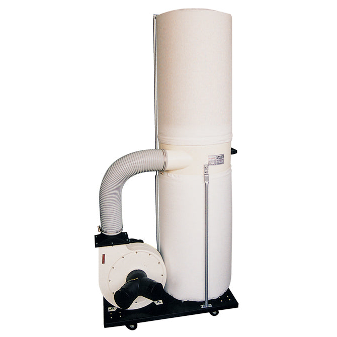 Dust Collector 240V 2HP 1 x Filter Element (Needle Felt Top Bag + Plastic Bottom Bag) OT-DC-1500 by Oltre