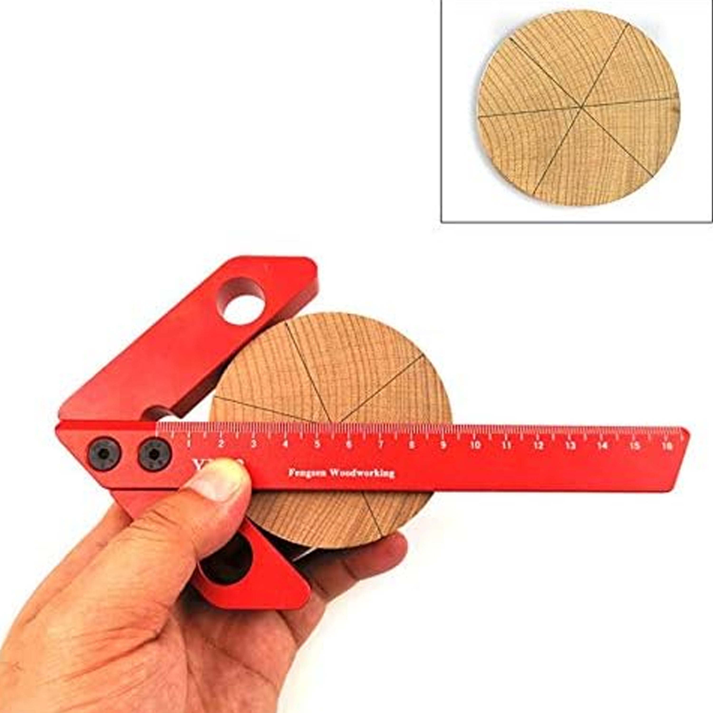 Oltre Aluminium Woodworking Angle & Centre Scribe Ruler OT-HT-RSR-AM *Coming Soon - Expected Q1, 2025*