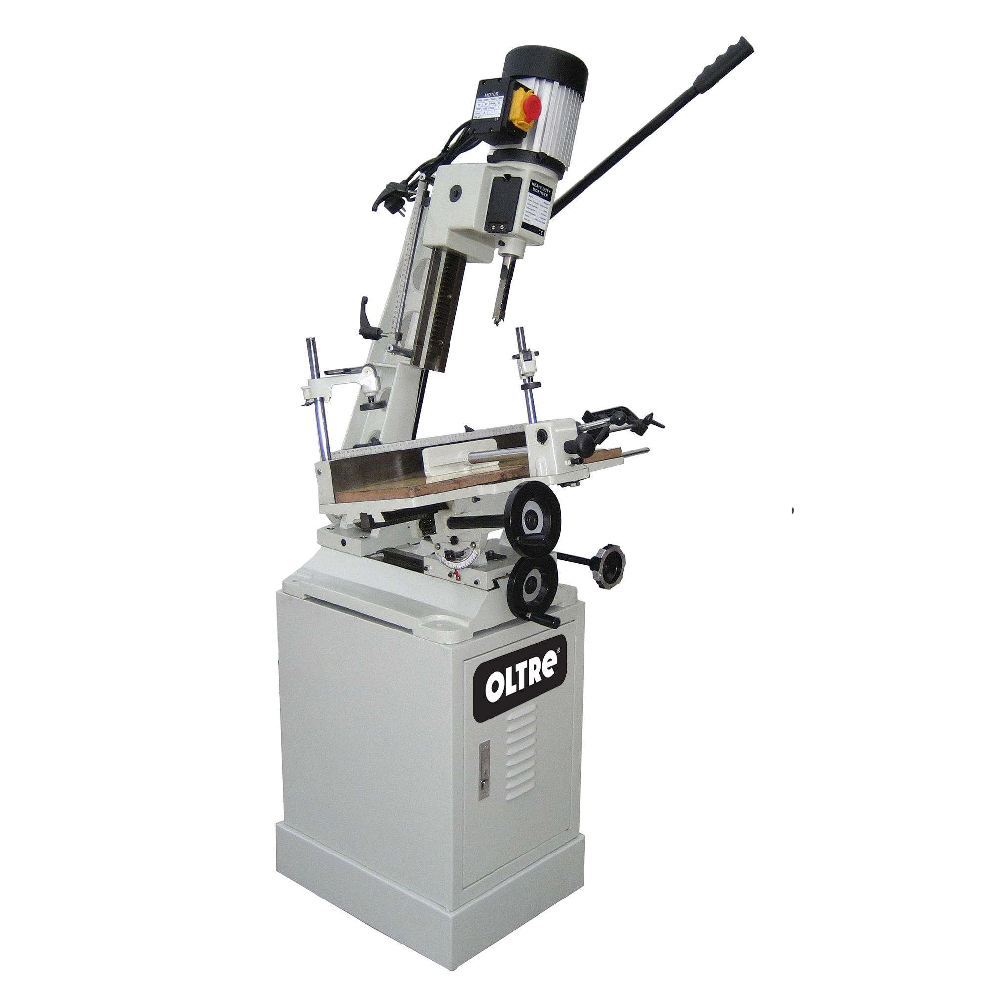 Oltre 6.35-25.4mm Tilting Table & Column Hollow Chisel Mortising Machine MS3840T *Special Order*