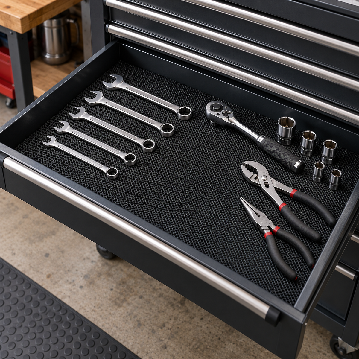 Oltre Multi-Purpose Non-Slip Mat 1220mm x 610mm – Drawer Liner & Workshop Grip Mat