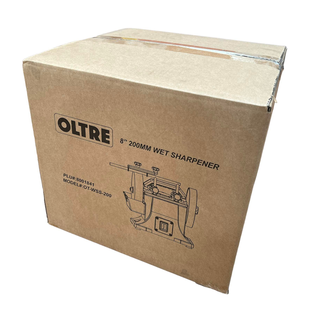 200mm (8") Wet Stone / Water Cooled Sharpener & Buffer OT-WSS-200 by Oltre