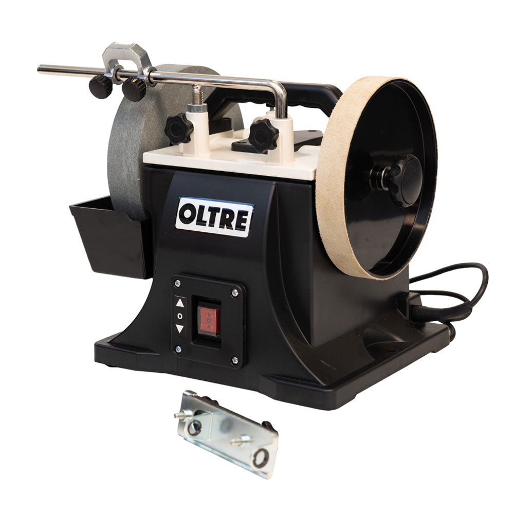 200mm (8") Wet Stone / Water Cooled Sharpener & Buffer OT-WSS-200 by Oltre