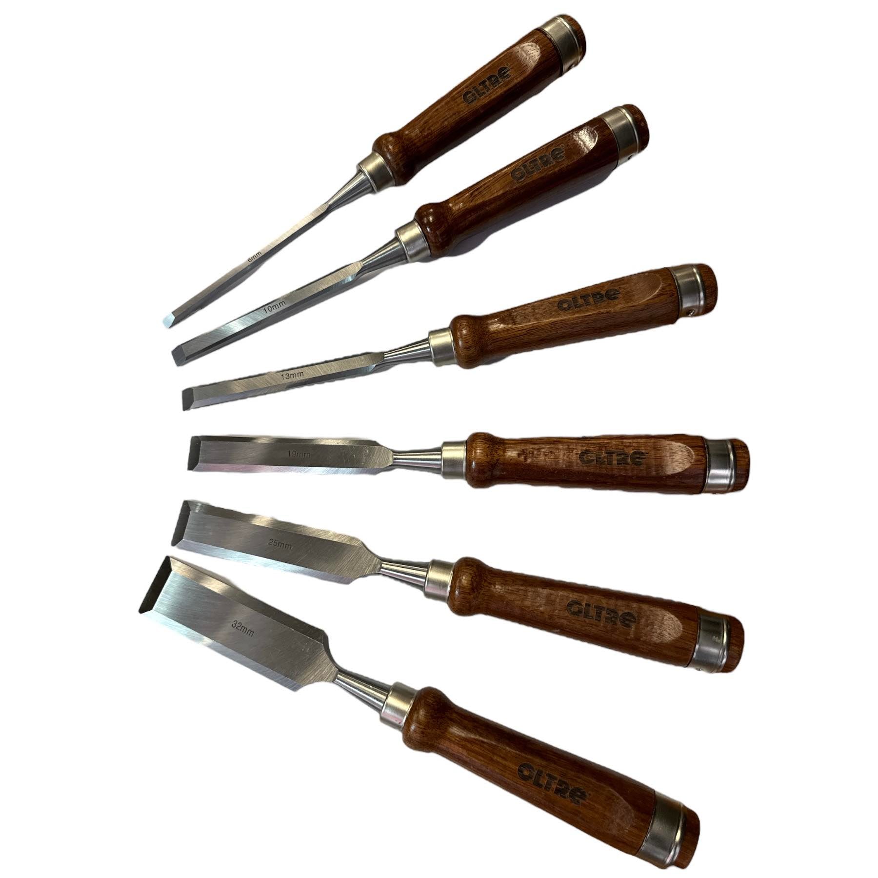 6Pce Woodworking Chisel Set OT-WWCS-6 by Oltre *New Arrival*